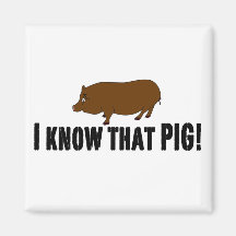 Je connais ce porc aimants