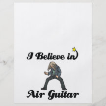 je crois à l'Air guitar Prospectus En Couleur