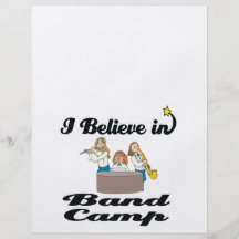 je crois au camp de bande prospectus personnalisés