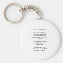 Je crois au capitalisme les cadeaux de Zazzle de M Porte-clef