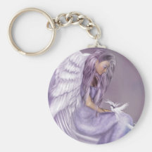 Je crois aux anges Keychain Porte-clef