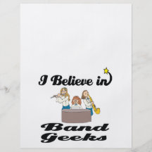 je crois en geeks de bande prospectus personnalisés