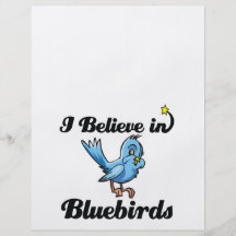 je crois en oiseaux bleus prospectus personnalisés
