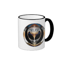 JE CROIS LA TÊTE D'ALIEN DE CHROME MUGS