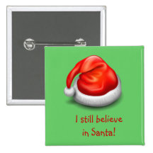 Je crois toujours au bouton de Père Noël Badges