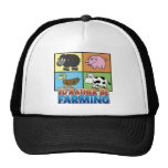 Je cultiverais plutôt ! (agriculteur virtuel) casquettes de camionneur