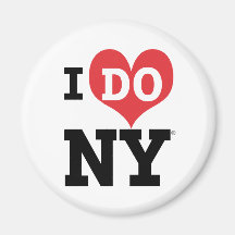 JE FAIS le coeur de NY Aimants Pour Réfrigérateur