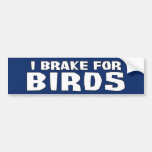 Je freine pour des oiseaux adhésifs pour voiture
