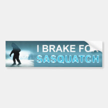 Je freine pour Sasquatch Adhésifs Pour Voiture