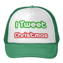 Je gazouille chapeau de camionneur de Noël Casquette
