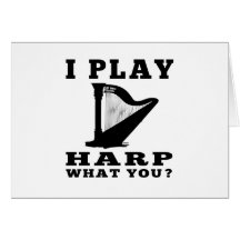 Je joue l'harpe cartes