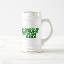 Je jure à ivre je ne suis pas Dieu ! Tasse