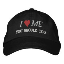 Je m'aime ai brodé le chapeau casquette brodée