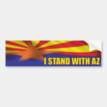 Je me tiens avec l'Arizona - appui Arizona Adhésifs Pour Voiture