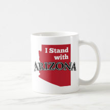 Je me tiens avec l'Arizona Tasse À Café