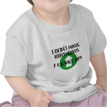 Je n'ai pas des anniversaires… t-shirts