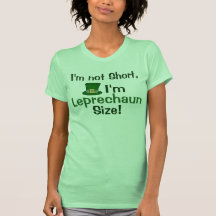 Je ne suis pas court, je suis les femmes drôles de t-shirt