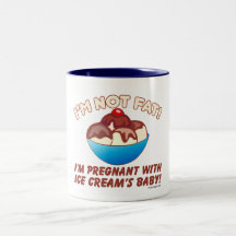 Je ne suis pas gros ! Je suis enceinte avec le béb Mug À Café