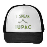 Je parle le chapeau de camionneur d'IUPAC Casquette De Camionneur