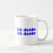 Je pense moi pense tasse