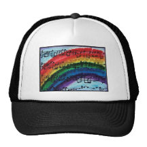 Je peux chanter un arc-en-ciel casquettes de camionneur