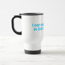 Je peux dire n'importe quoi en 140 caractères tasses à café