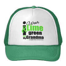 Je porte le vert de chaux pour ma grand-maman casquettes de camionneur