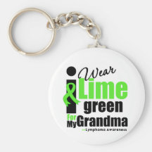 Je porte le vert de chaux pour ma grand-maman porte-clé