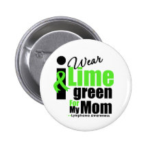 Je porte le vert de chaux pour ma maman pin's