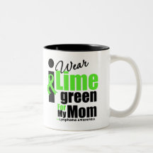 Je porte le vert de chaux pour ma maman mugs à café
