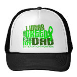 Je porte le vert de chaux pour mon lymphome du pap casquette de camionneur