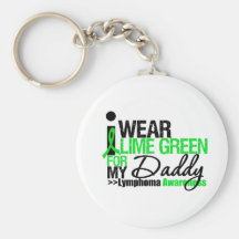 Je porte le vert de chaux pour mon papa porte-clef