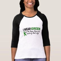 Je porte le vert pour le donateur d'organe 1 t-shirts