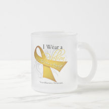 Je porte un ruban pour mon héros - neuroblastome tasse