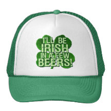 Je serai irlandais en peu de bières casquettes de camionneur