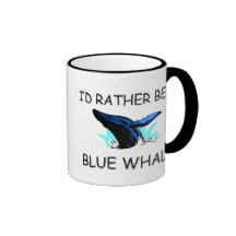 Je serais plutôt une baleine bleue mugs