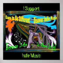Je soutiens l'affiche indépendante de musique