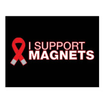 Je soutiens le magnet cartes postales