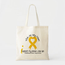 Je soutiens mon Cancer courageux d'enfance de peti Sacs