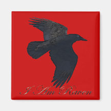 JE SUIS aimant frais d'art de RAVEN