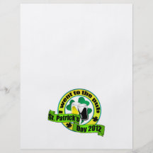 Je suis allé au vert jaune du jour de St Patrick d Tract Personnalisé
