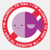 Je suis allergique pour pêcher ! adhésifs