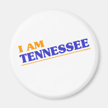 Je suis des chemises du Tennessee Magnets Pour Réfrigérateur