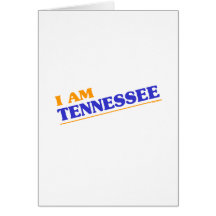 Je suis des chemises du Tennessee Cartes De Vœux