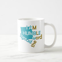 Je suis diffusion humble le mot tasse à café