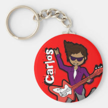"Je suis graphique rouge d'un Rockstar" appelé key Porte-clés