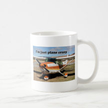 Je suis juste fou plat : Avions de Cessna Mugs À Café