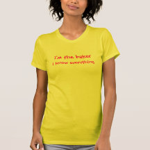 Je suis le boulanger, je sais tout t-shirts