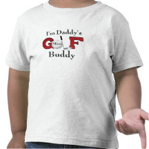 Je suis le mini ami du golf du papa t-shirt
