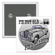 Je suis les soixantième cadeaux d'anniversaire cla badge avec épingle